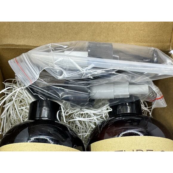 Nature Queen Premium Herbal Shampoo & Conditioner Box Set w/ Pumps 16 fl oz - Picture 2 of 5